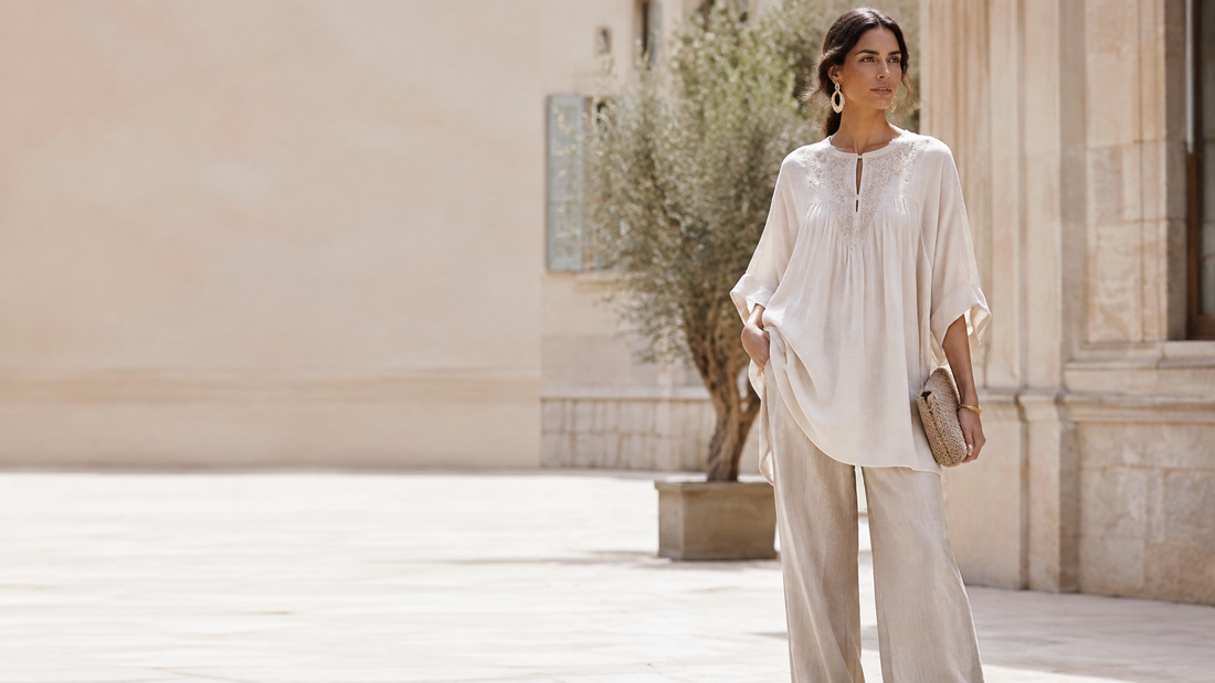 Tunik ve Pantolon Kombini Yazın Nasıl Modern Görünür?