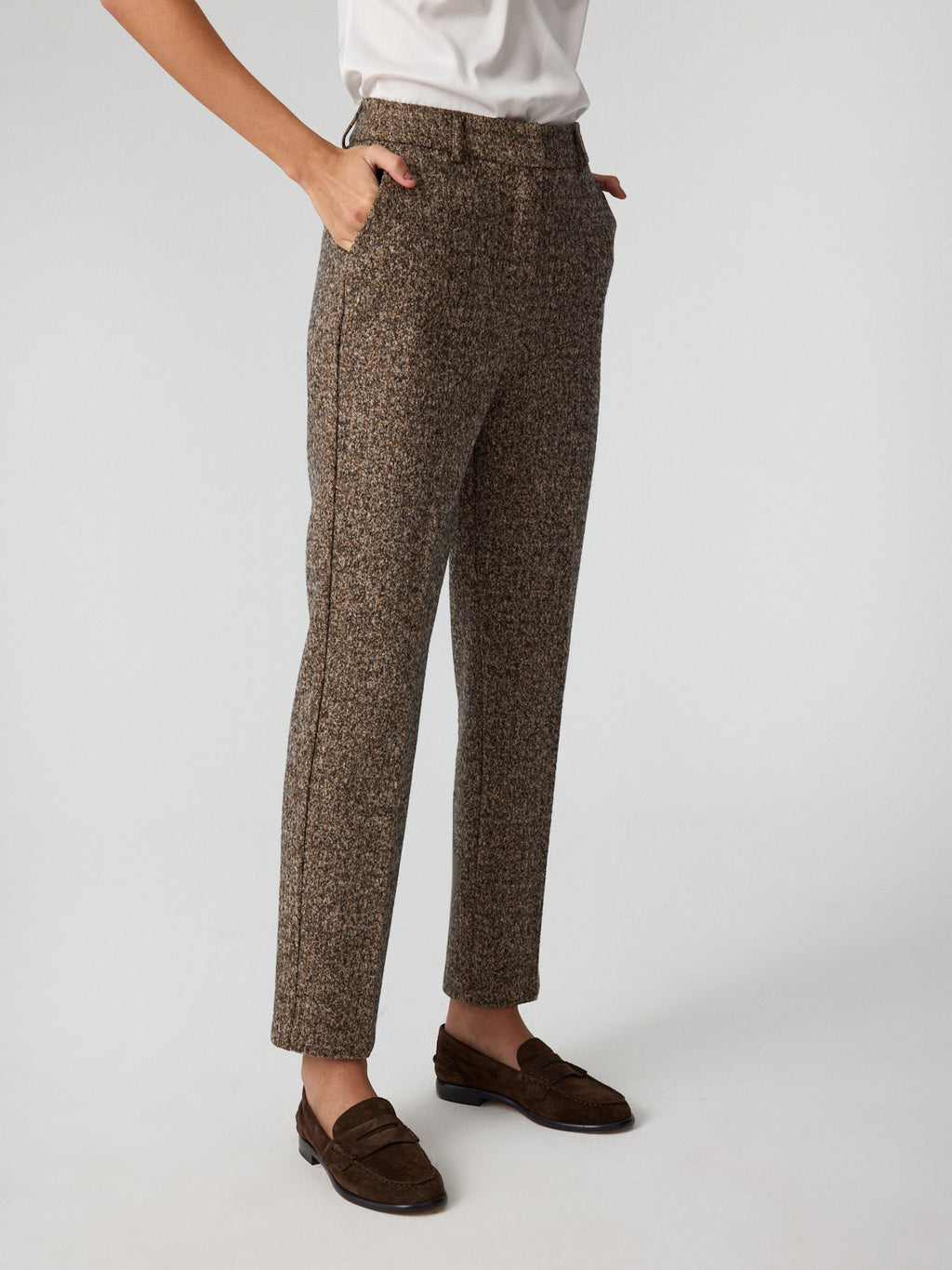 ORINA TAKIM - düz kesim Pantolon yan görünüm Chilia Design